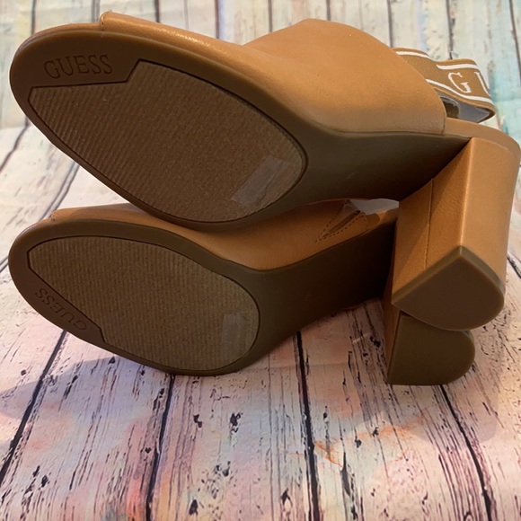 NWT GUESS SLINGBACK HEEL ELASTIC STRAP BACK SZ 9 - Picture 4 of 8